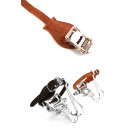 Laminated Leather Toe Straps